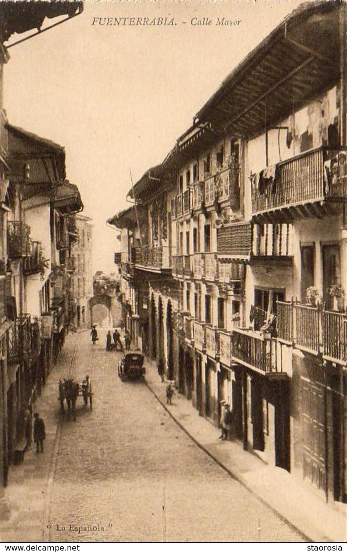 ESPAGNE  FUENTERRABIA  Calle Mayor  ..... - Guipúzcoa (San Sebastián)