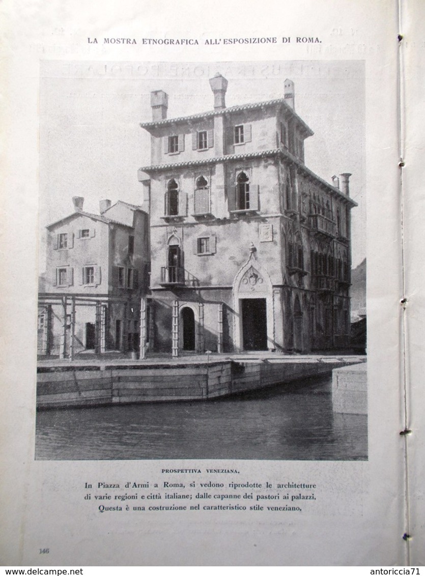 Album Illustrazione Popolare 4 Maggio 1911 Augusto Franzoj Fiesole Mostra A Roma - Altri & Non Classificati