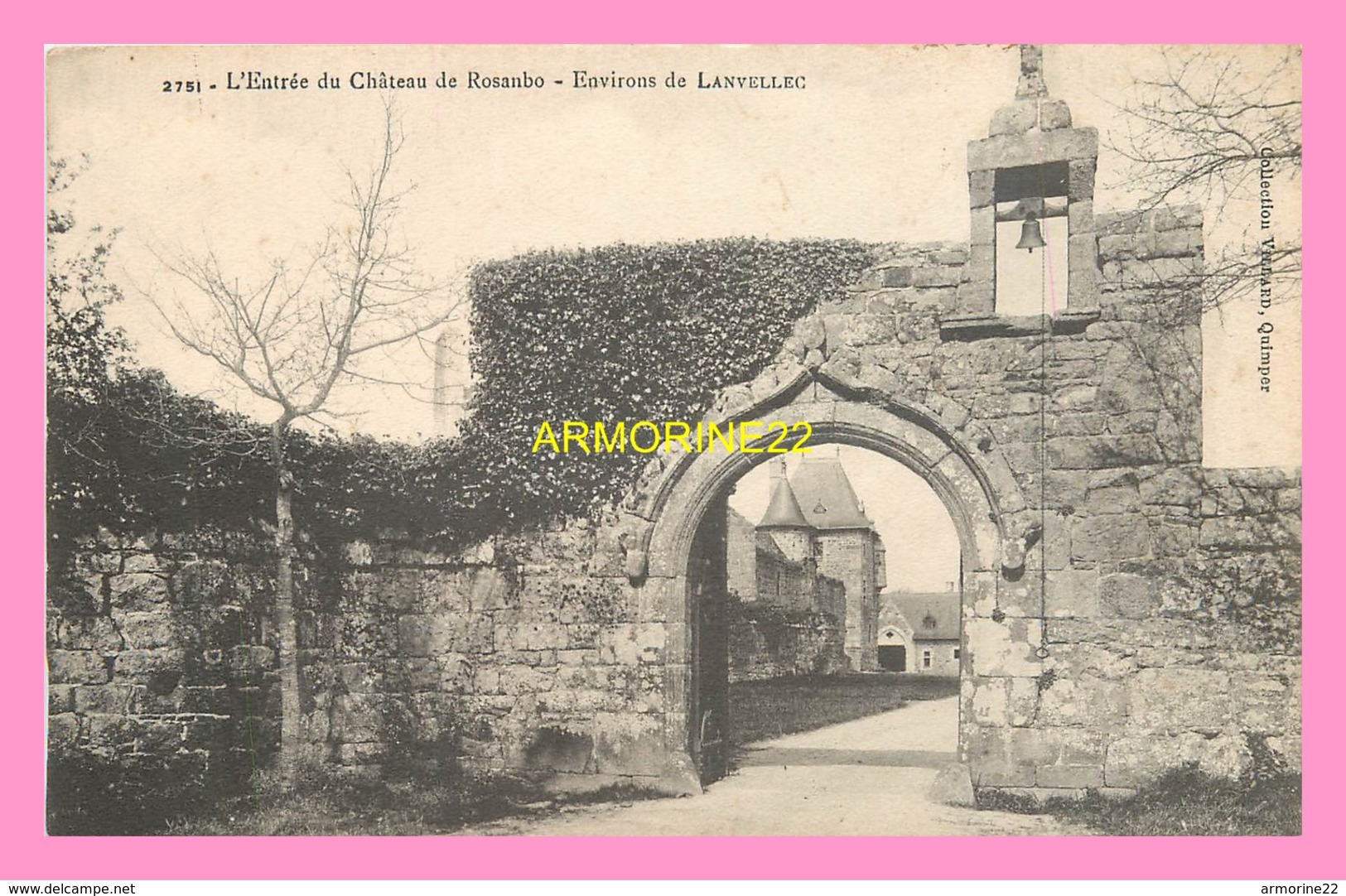 CPA  LANVELLEC  ROSANBO  L'Entrée Du Château De Rosanbo - Lanvellec