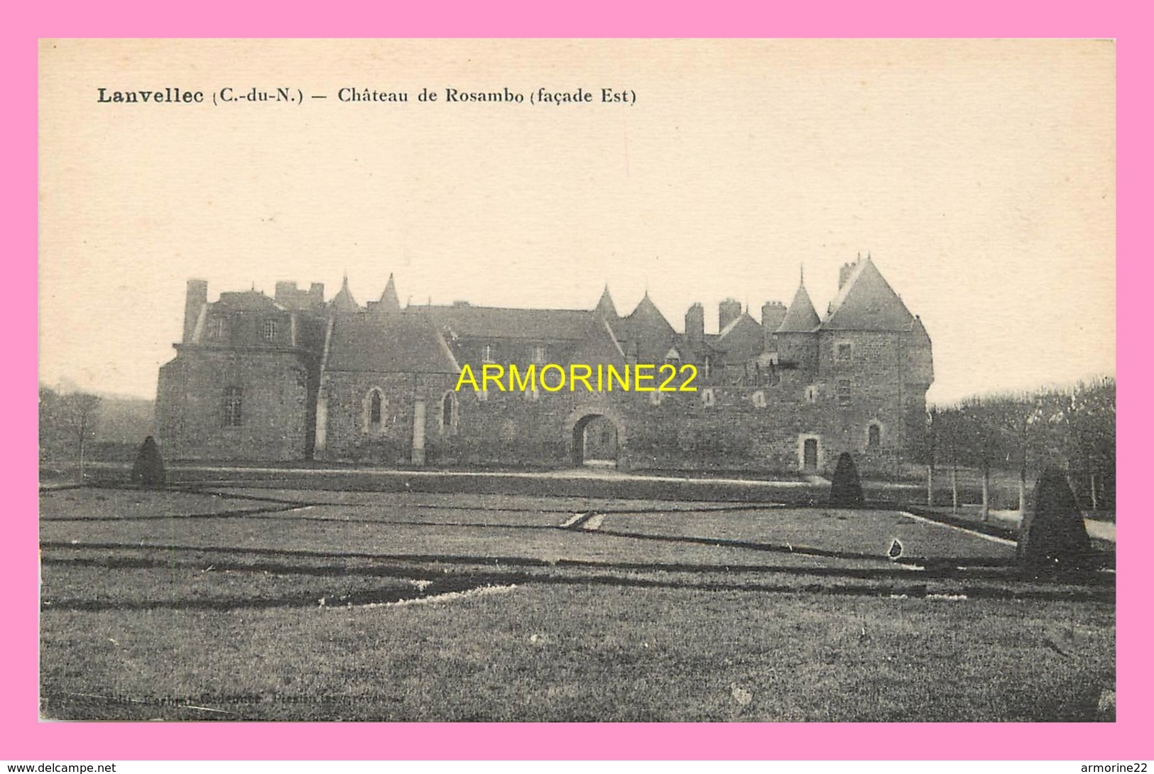 CPA  LANVELLEC  Château De Rosanbo - Lanvellec