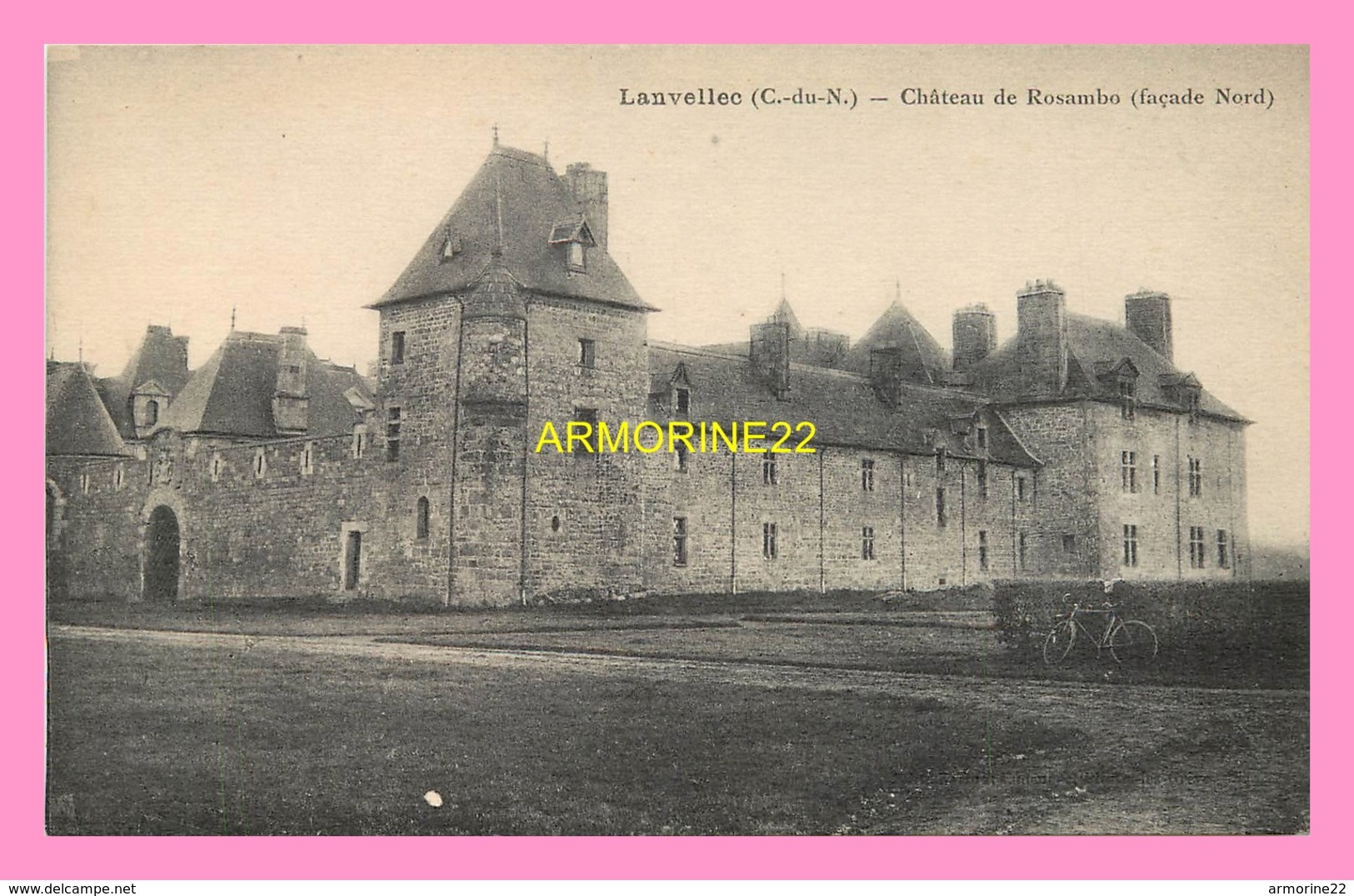 CPA  LANVELLEC  Château De Rosanbo Façade Nord - Lanvellec