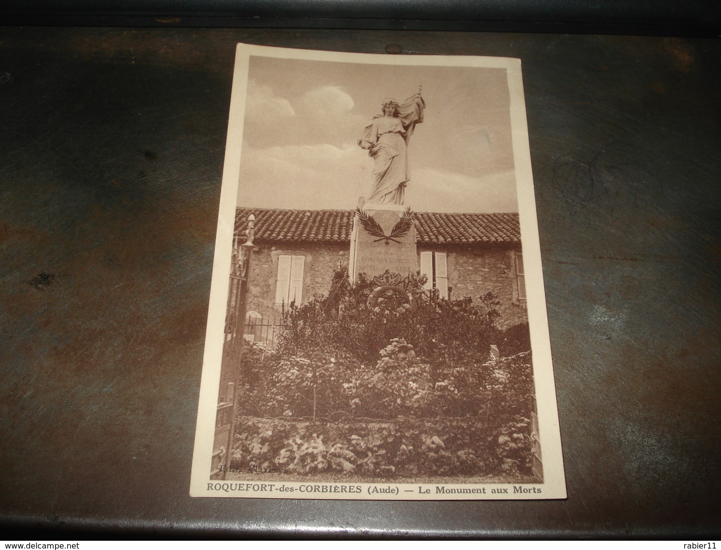 ROQUEFORT DES CORBIERES LE MONUMENT AUX MORTS 1936 - Autres & Non Classés