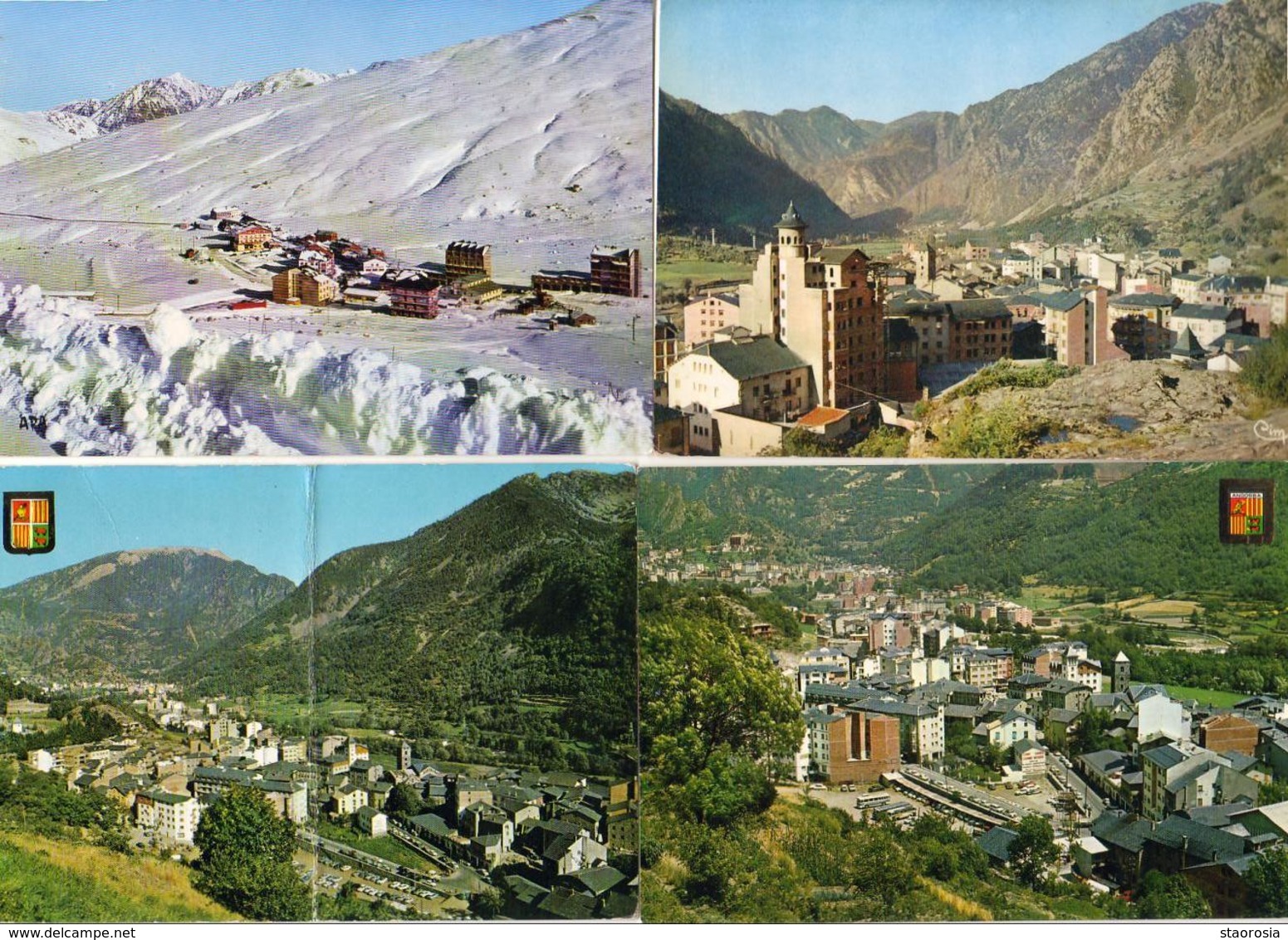 LOT DE 21 CPSM ANDORRE VALLS D'ANDORRA - Andorra
