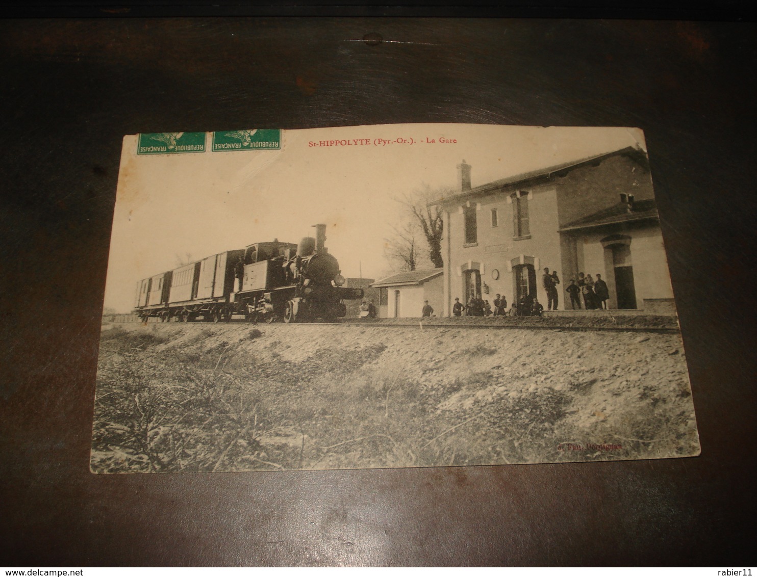 SAINT HIPPOLYTE LA GARE 1911 ANIMEE - Autres & Non Classés