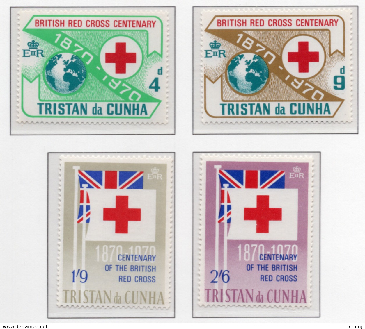 1970 - TRISTAN DA CUNHA - Yv.  Nr. 133/136 - NH - (UP131.1) - Tristan Da Cunha