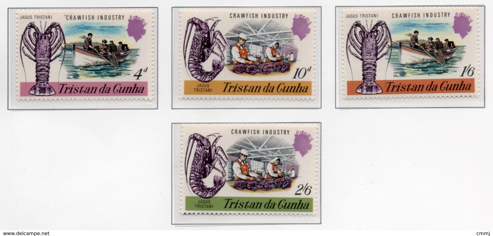 1970 - TRISTAN DA CUNHA - Yv.  Nr. 137/140 - NH - (UP131.1) - Tristan Da Cunha
