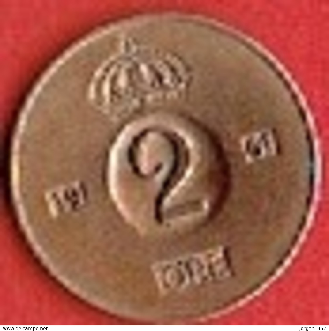 SWEDEN  #  2 ØRE FROM 1961 - Suède