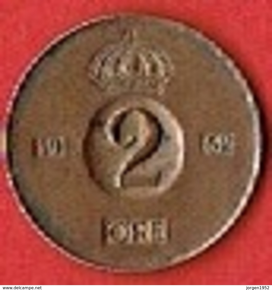 SWEDEN  #  2 ØRE FROM 1962 - Suède