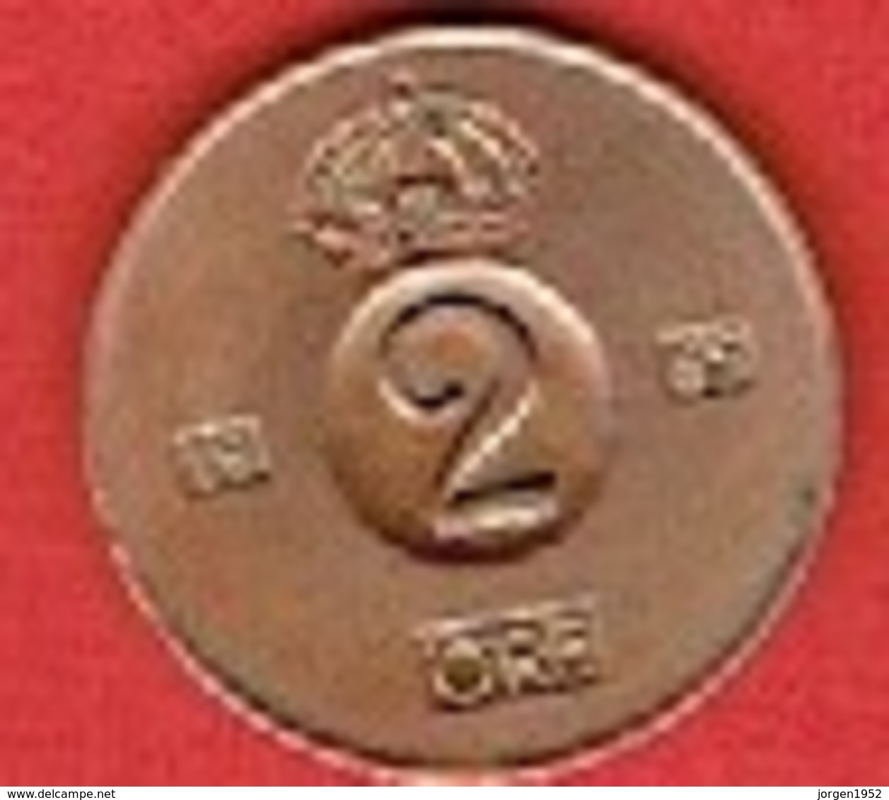 SWEDEN  #  2 ØRE FROM 1965 - Suède