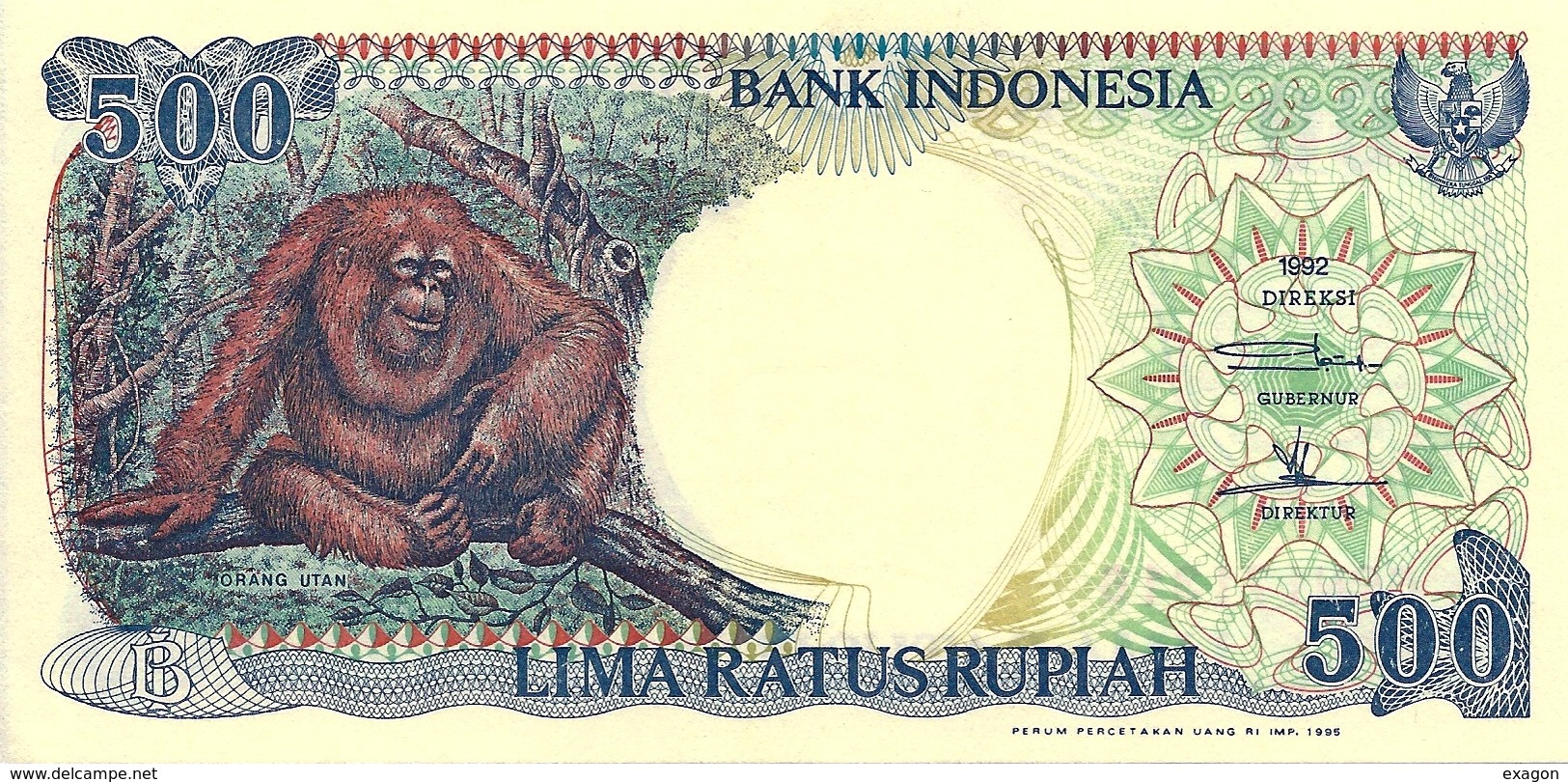 500  RUPIAH - INDONESIA - Anno: 1992 - Indonesia