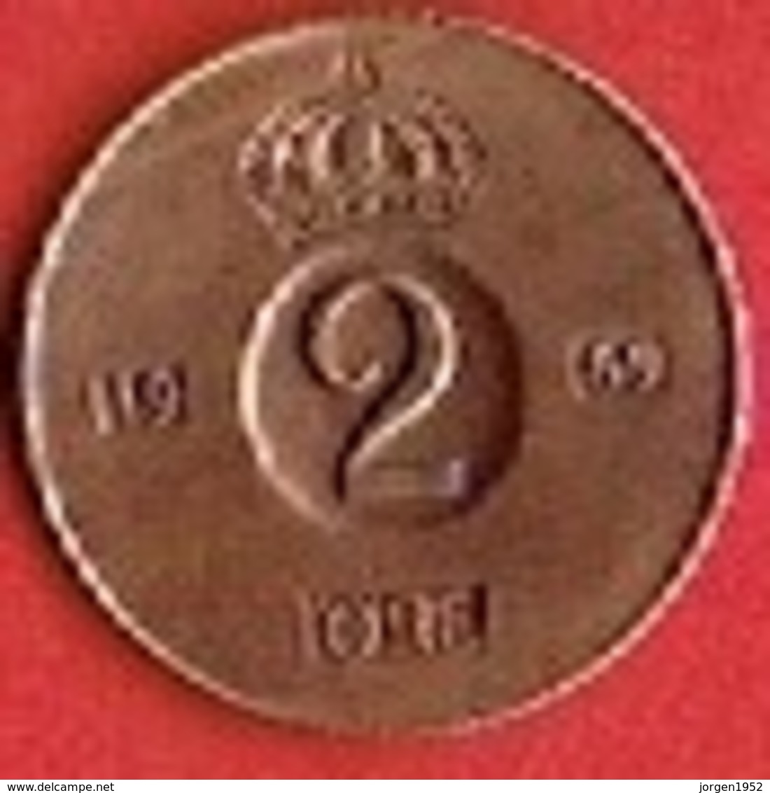 SWEDEN  #  2 ØRE FROM 1969 - Suède