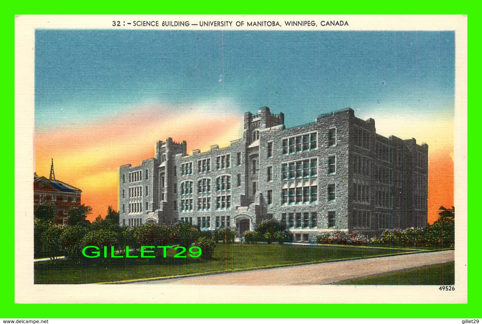 WINNIPEG, MANITOBA - SCIENCE BUILDING, UNIVERSITY OF MANITOBA - VALENTINE EDY COMPANY LTD - - Winnipeg