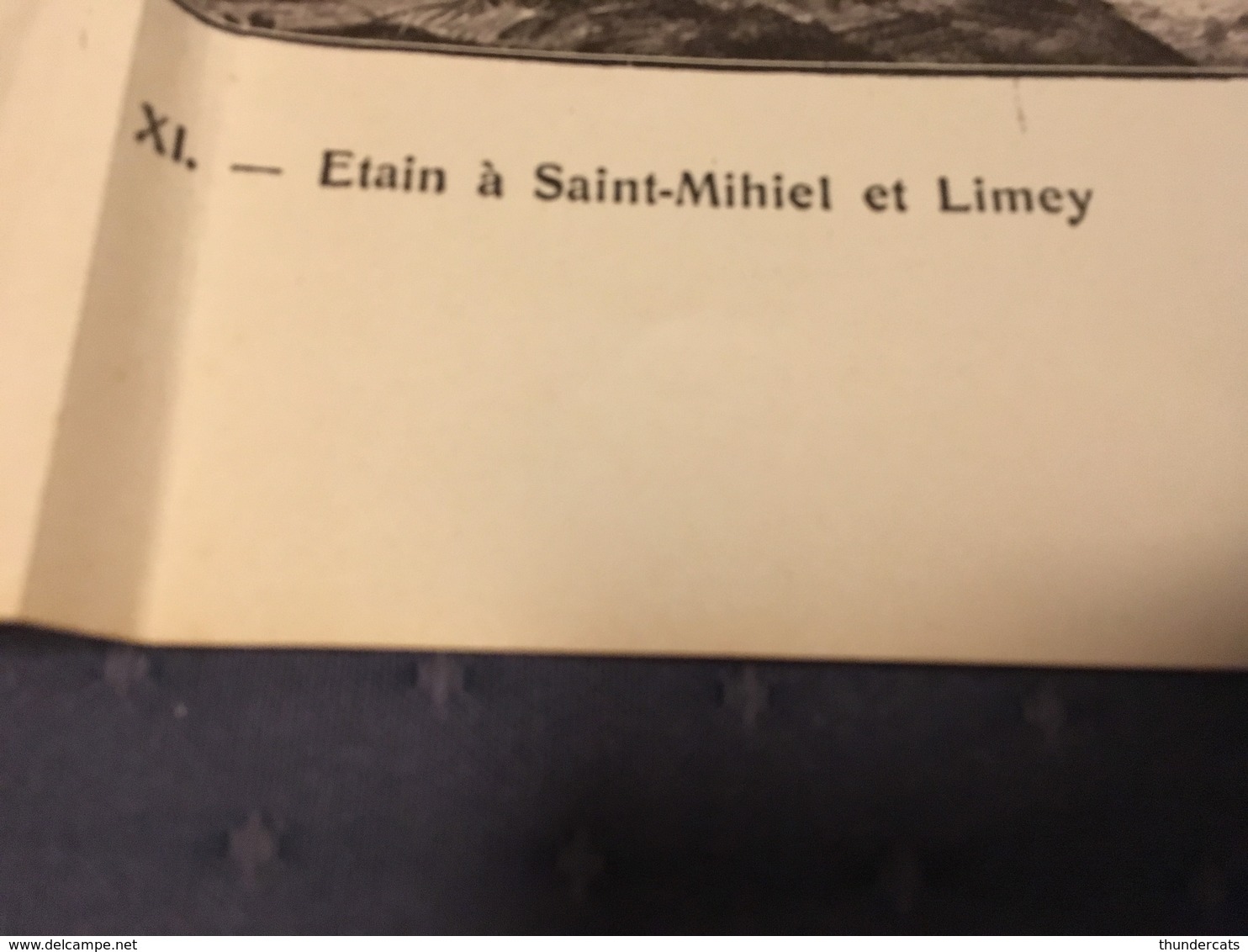 DEPLIANT PANORAMIQUE PLANCE PANORAMA GUERRE 1914 PAR G. MALFROY ETAIN A SAINT MIHIEL ET LIMEY FRESNES CHAMBLEY - Cartes Topographiques