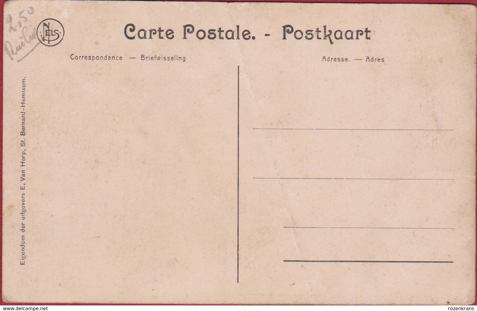 Hemixem Hemiksem Krijgsdepot Van St. Bernard De Gebouwen Noord En Oostkant ZELDZAAM Geanimeerd (grote Kreuk) - Hemiksem