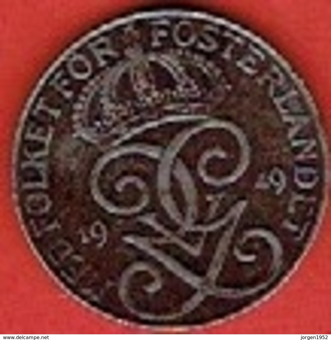 SWEDEN  #  5 ØRE FROM 1949 - Suède