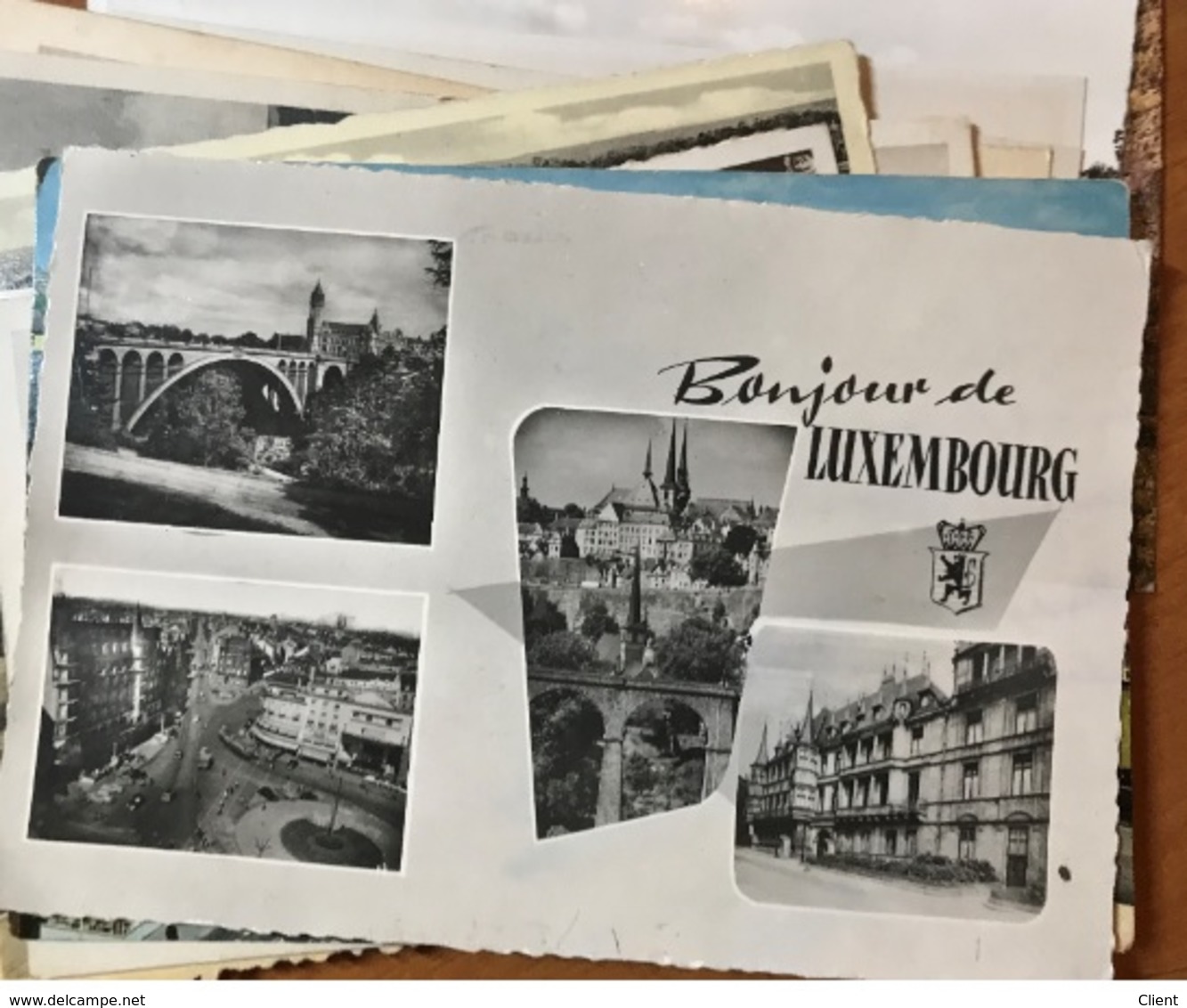 LUXEMBOURG - 100 Cartes Postales Ville De Luxembourg Années Divers - Andere & Zonder Classificatie