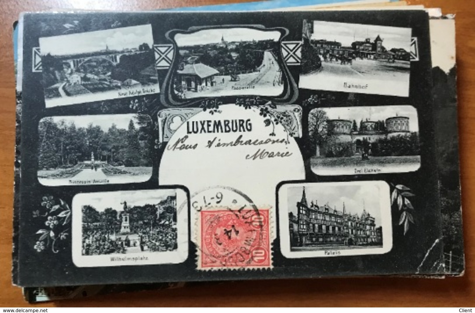 LUXEMBOURG - 100 Cartes Postales Ville de Luxembourg années divers