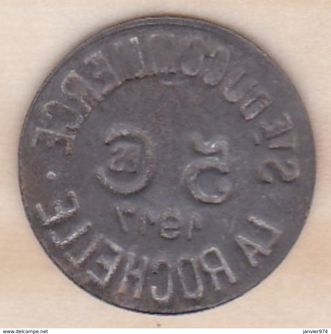 17 . Charente-Maritime. Société De Commerce La Rochelle. 5 Centimes 1917 - Monetary / Of Necessity