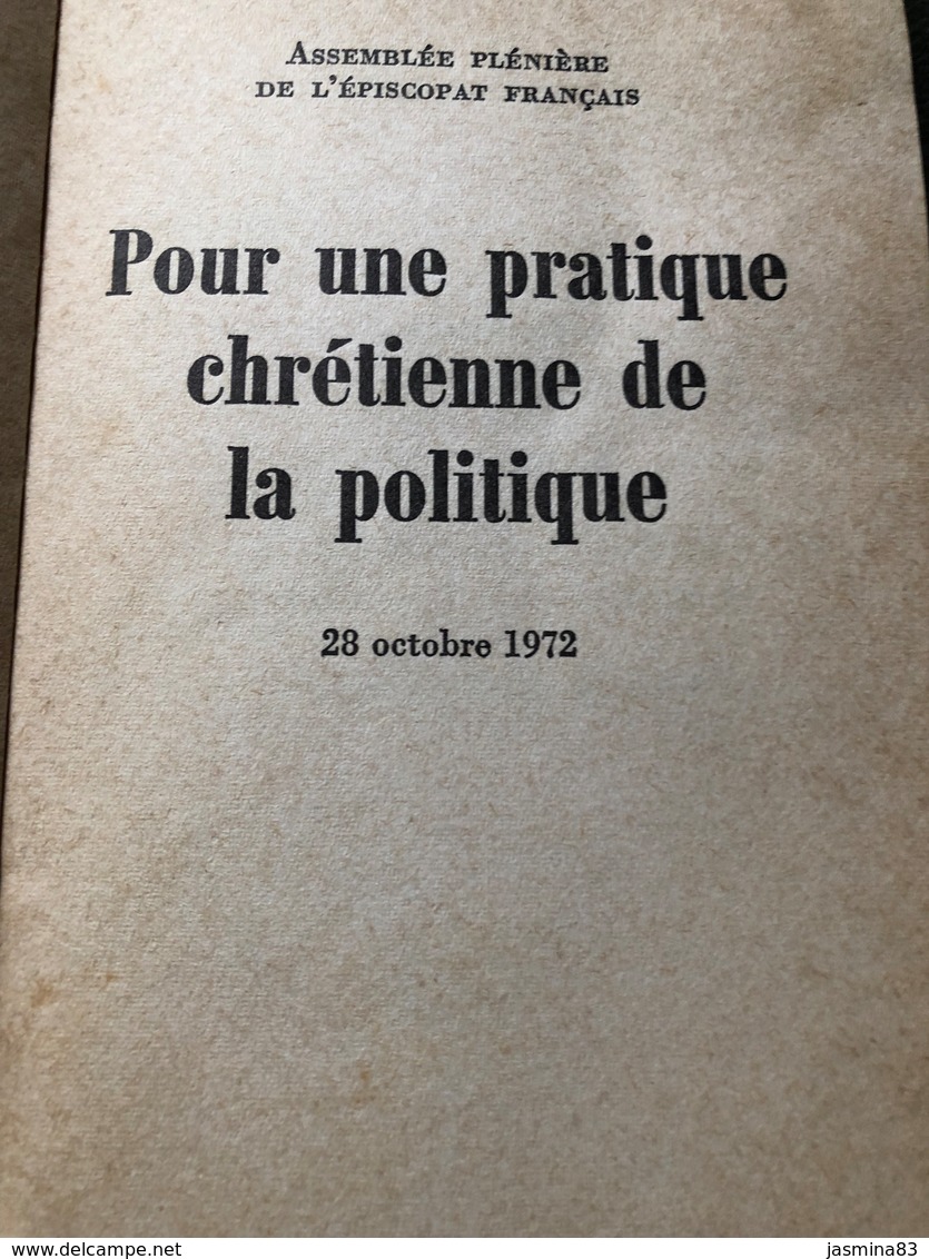 Assemblée Plénière De L'épiscopat Français (livre De 63 Pages De 17,5 Cm Sur 11 Cm) - Religion & Esotérisme
