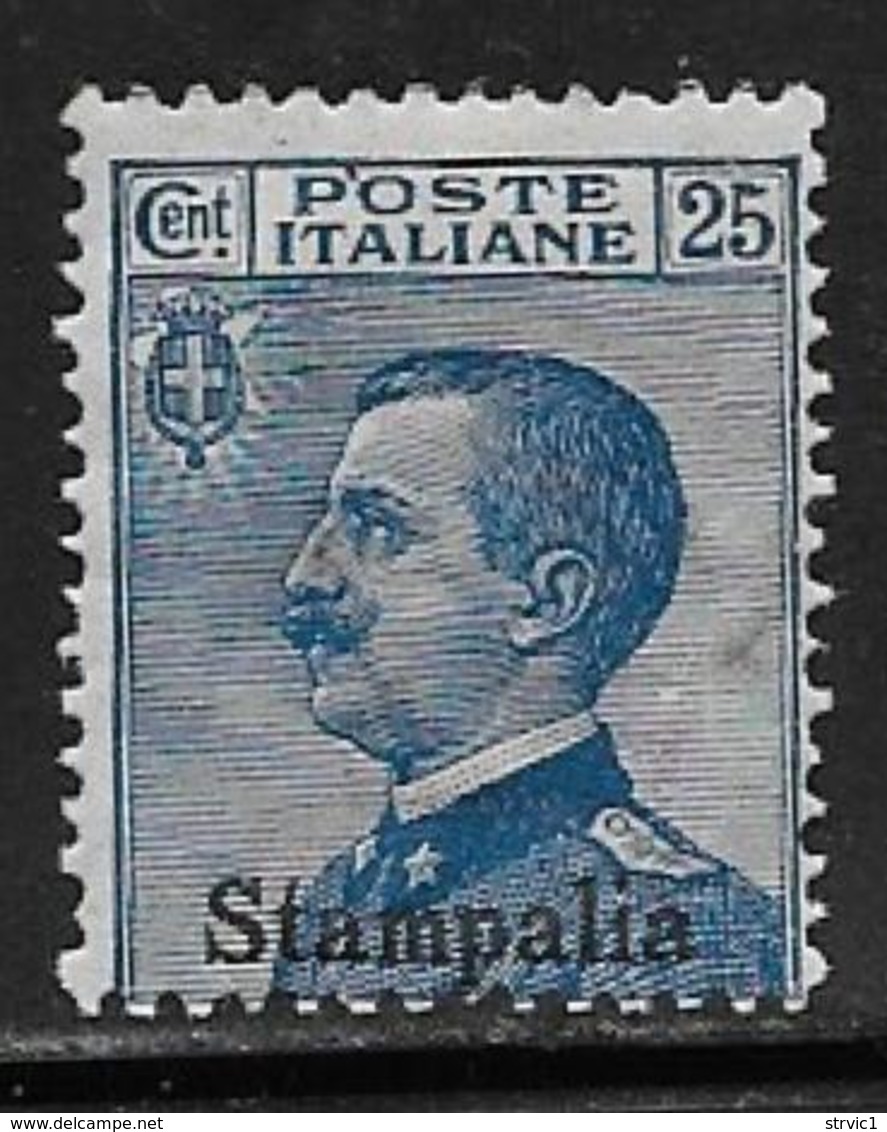 Italy Aegean Islands Stampalia Scott # 6 MNH Italy Stamp Overprinted, 1912 - Aegean (Simi)