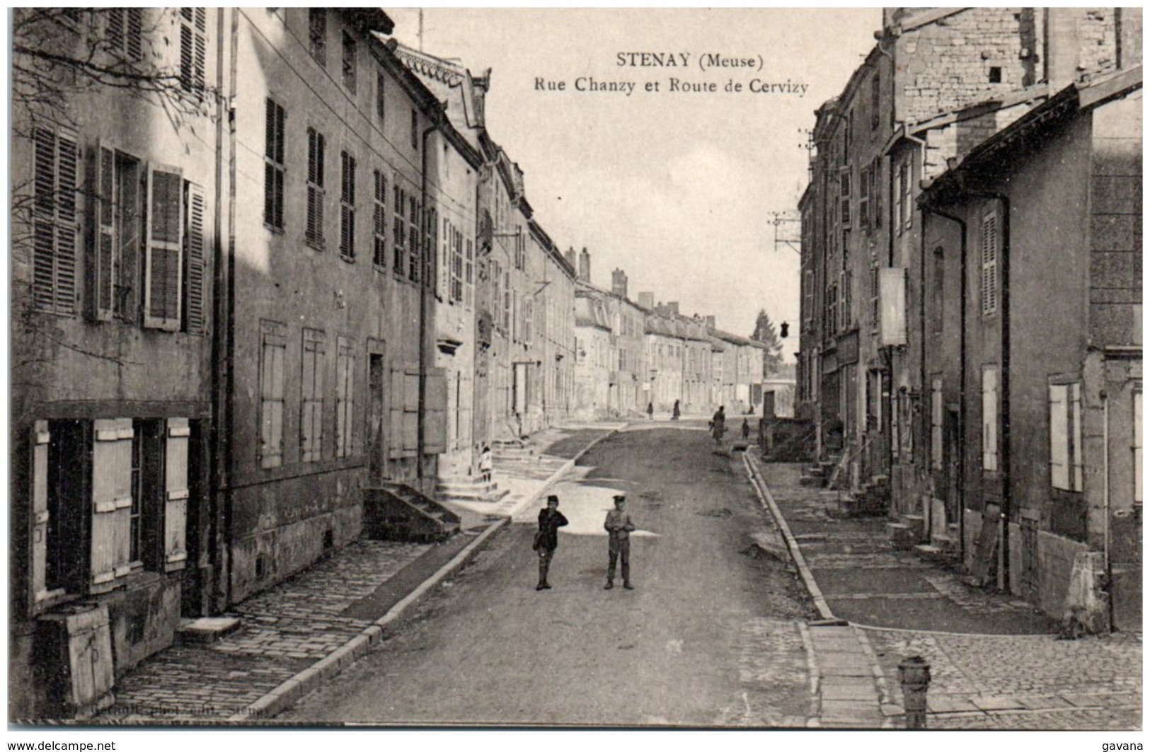 55 STENAY - Rue Chanzy Et Route De Cervizy - Stenay