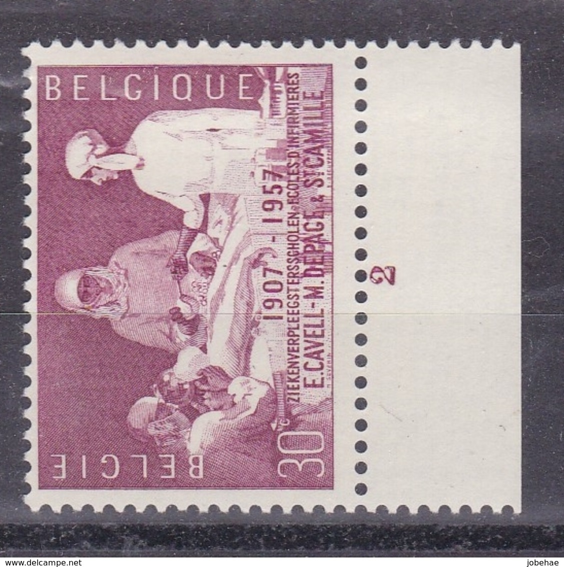 Belgie Plaatnummer COB** 1038.2 - ....-1960