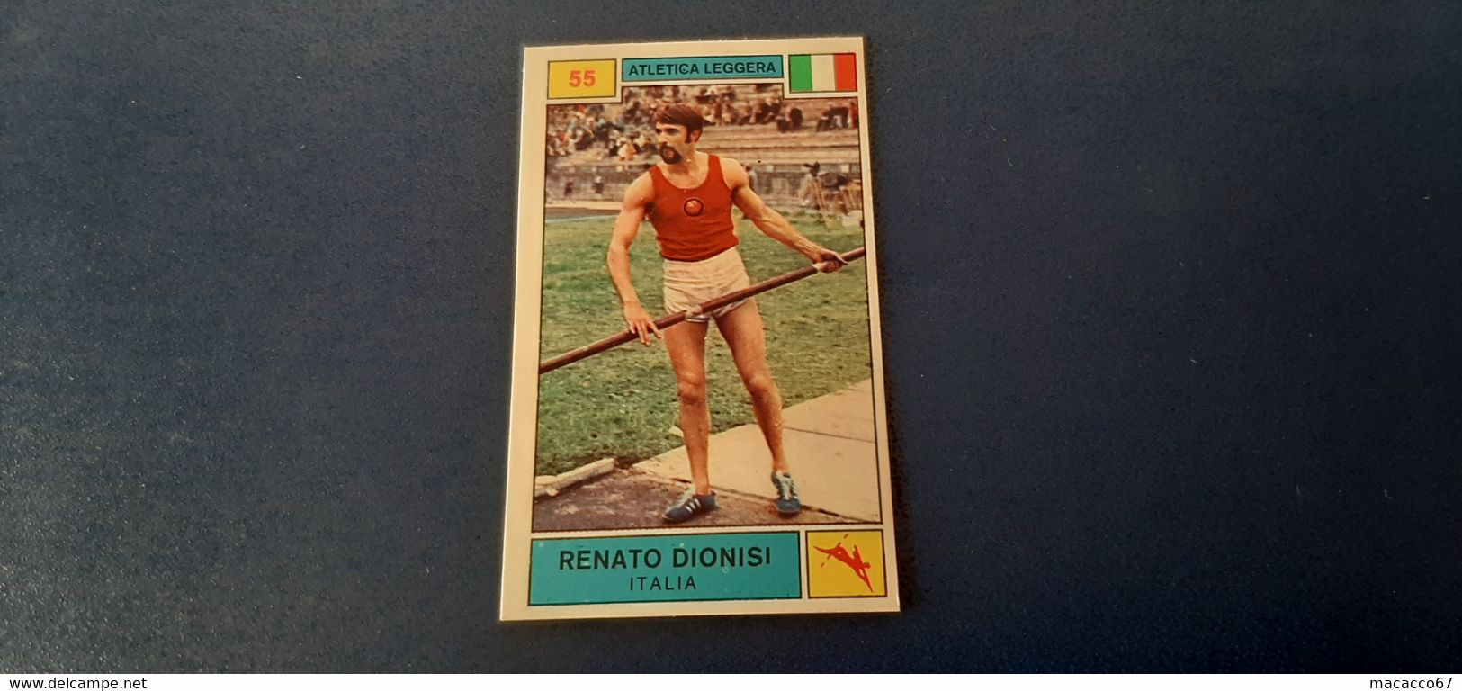 Figurina Panini Campioni Dello Sport 1969 - 055 Renato Dionisi - Edizione Italiana