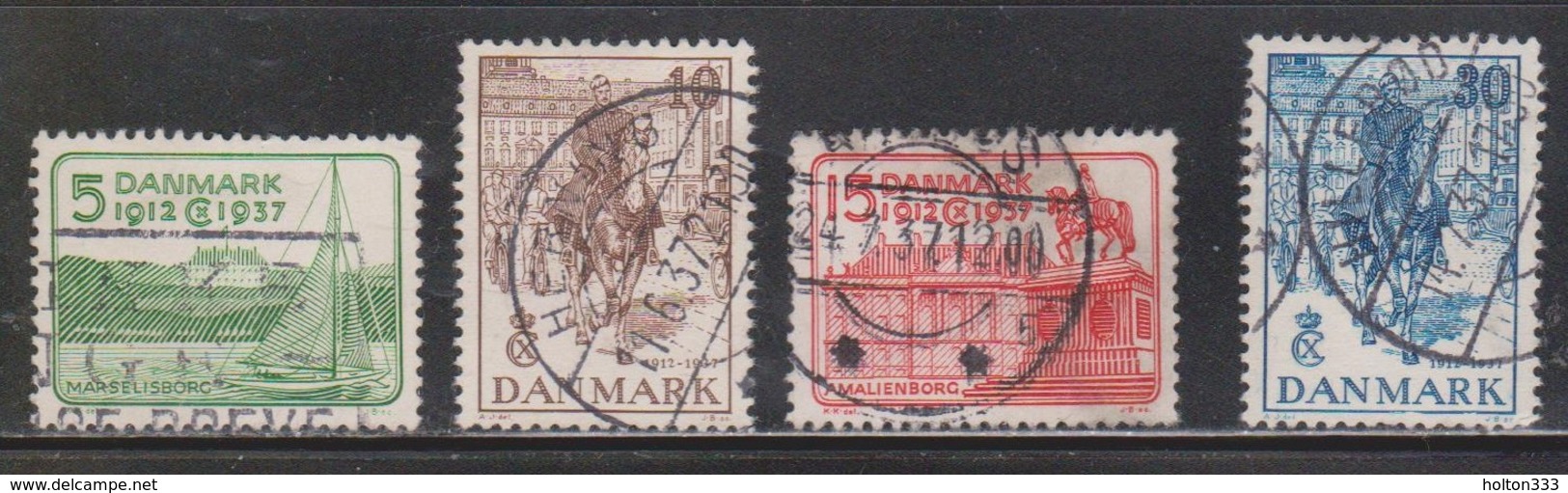 DENMARK Scott # 258-61 Used - Used Stamps