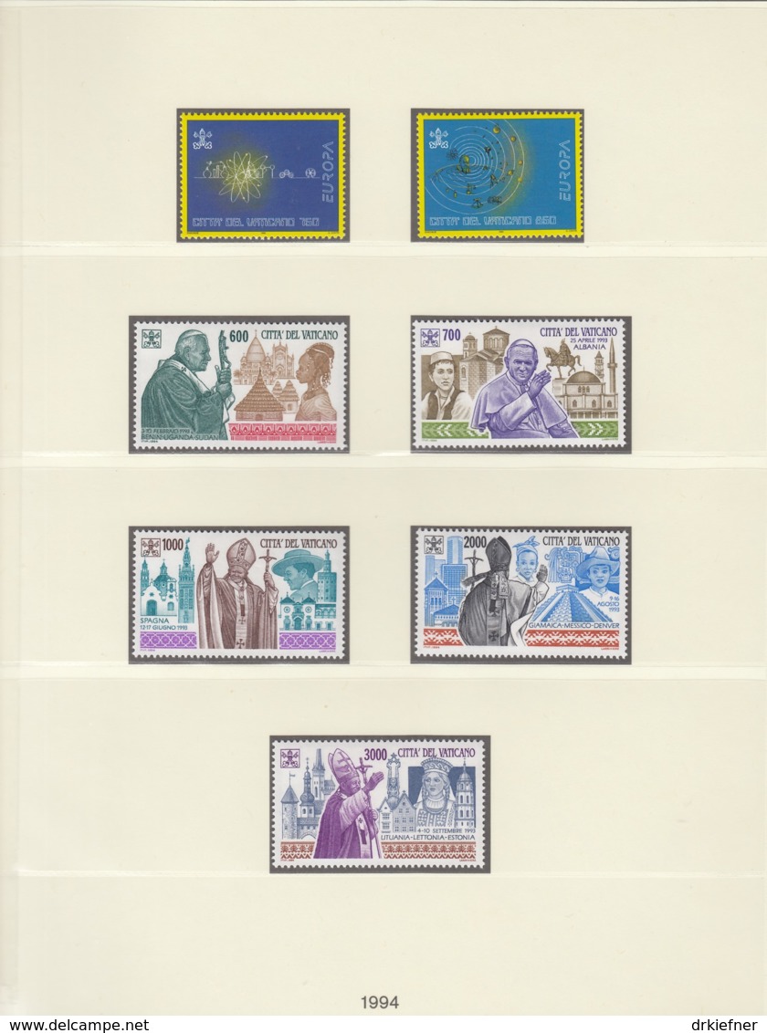 VATIKAN  Jahrgang 1994, Postfrisch **, Komplett Mi. 1107-1135 - Années Complètes