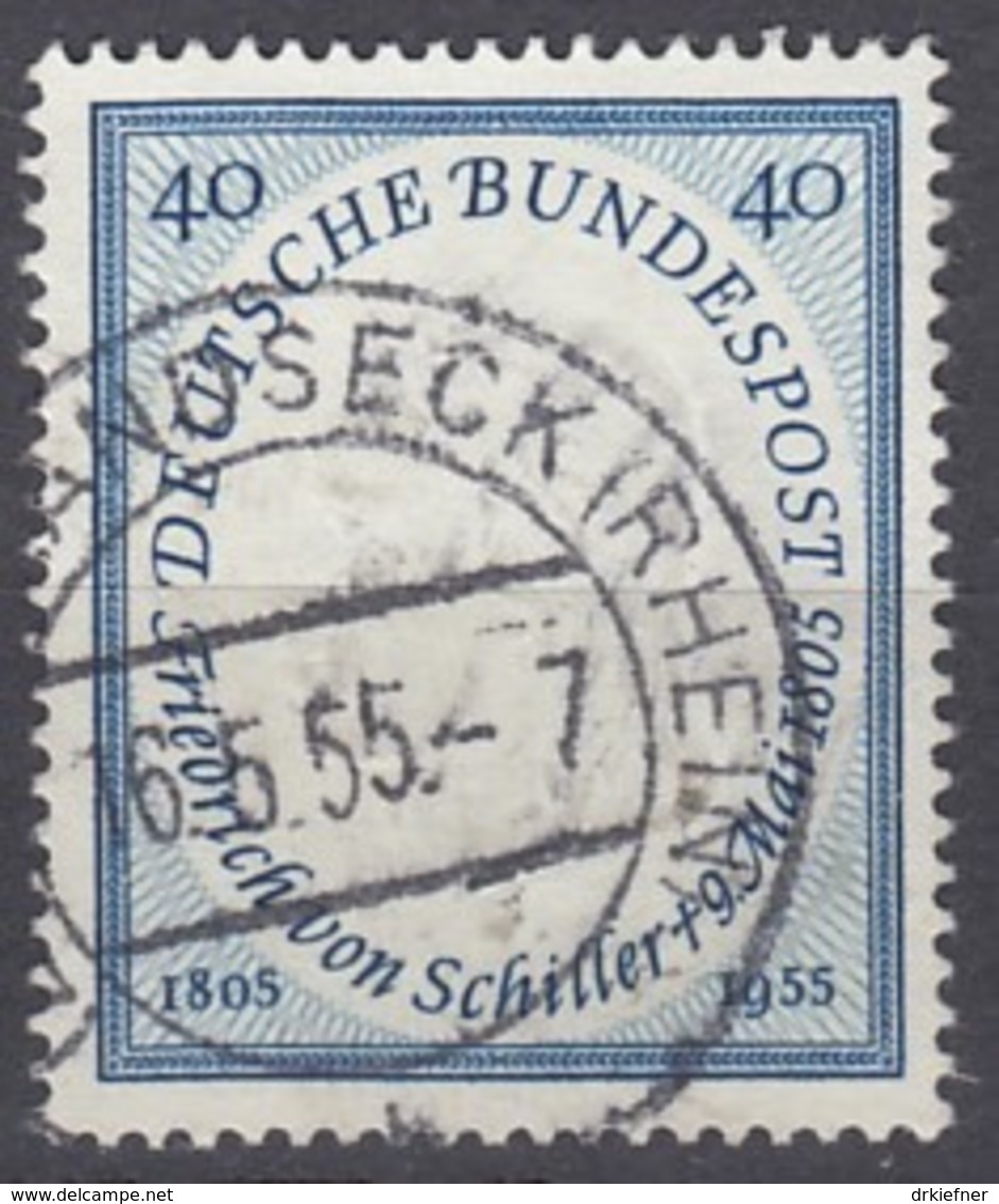 BRD 210, Gestempelt, Friedrich Von Schiller 1955 - Gebraucht