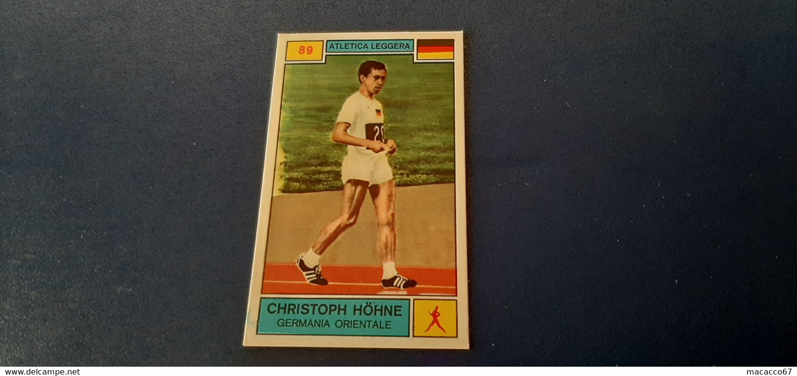 Figurina Panini Campioni Dello Sport 1969 - 089 Christoph Hohne - Edizione Italiana