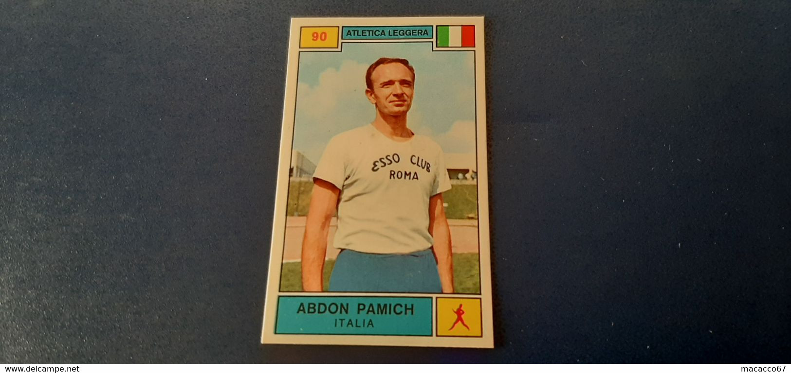 Figurina Panini Campioni Dello Sport 1969 - 090 Abdon Pamich - Edizione Italiana