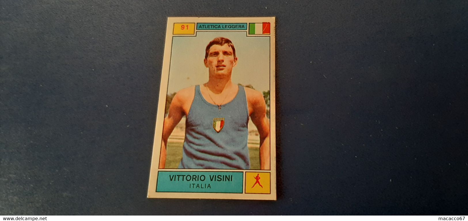 Figurina Panini Campioni Dello Sport 1969 - 091 Vittorio Visini - Edizione Italiana