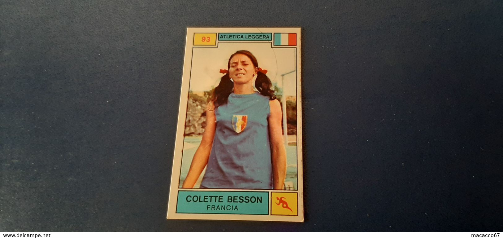 Figurina Panini Campioni Dello Sport 1969 - 093 Colette Besson - Edizione Italiana