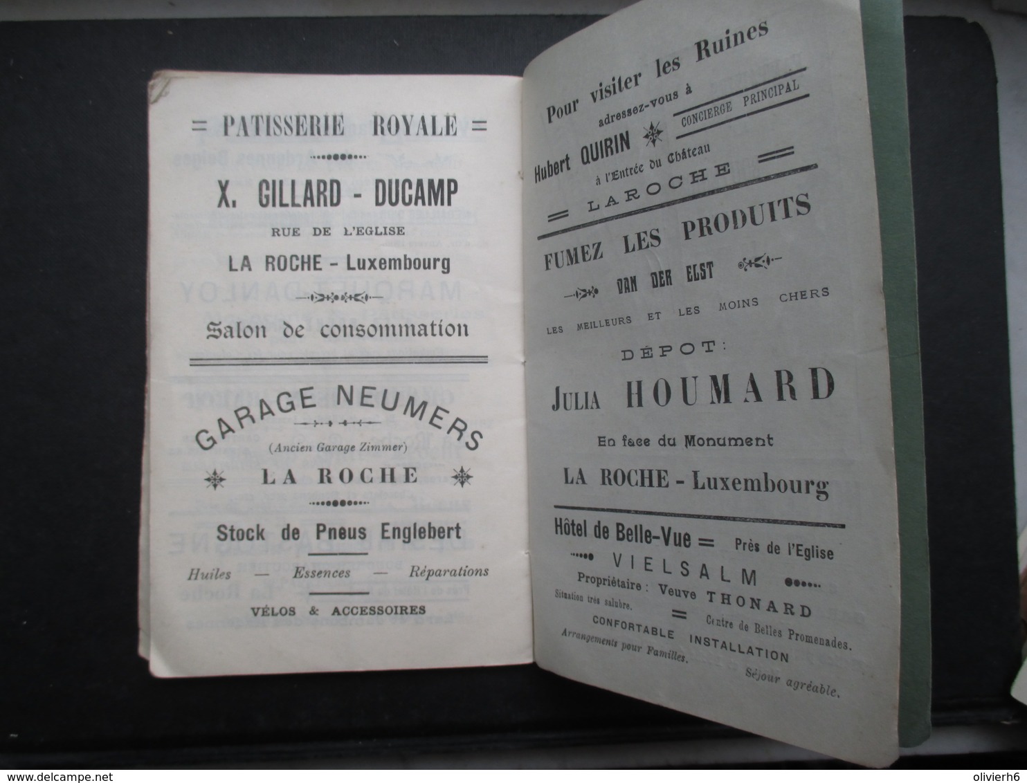 VP BELGIQUE (M1699) GUIDE DES ENVIRONS DE LA ROCHE AVEC ITINéRAIRES (11 vues) Par un Larochois LAROCHE