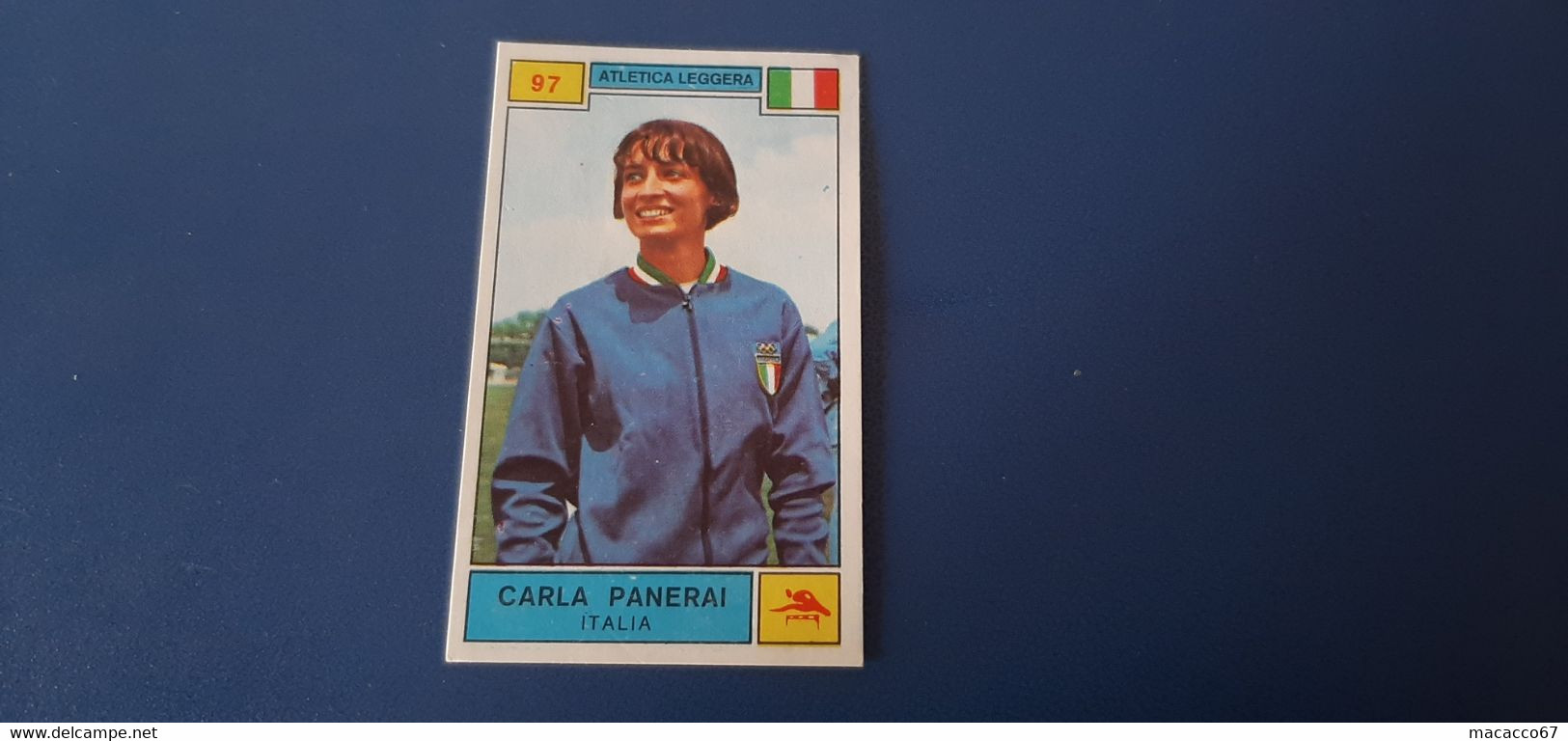 Figurina Panini Campioni Dello Sport 1969 - 097 Carla Panerai - Edizione Italiana