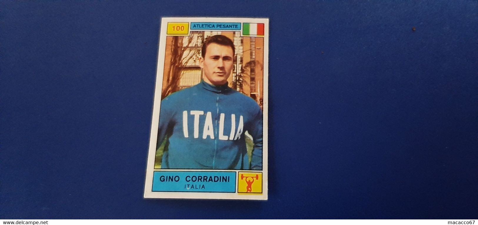 Figurina Panini Campioni Dello Sport 1969 - 100 Gino Corradini - Edizione Italiana