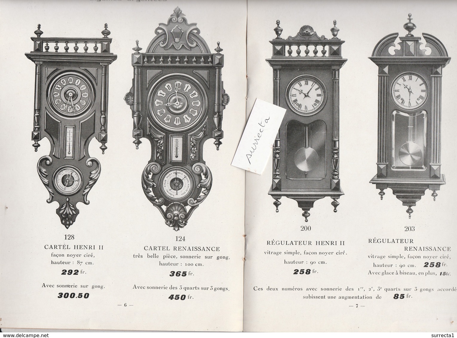 Fascicule Illustré 16 Pages / Horlogerie / "La Jurassienne" Morez Jura - 1900 – 1949