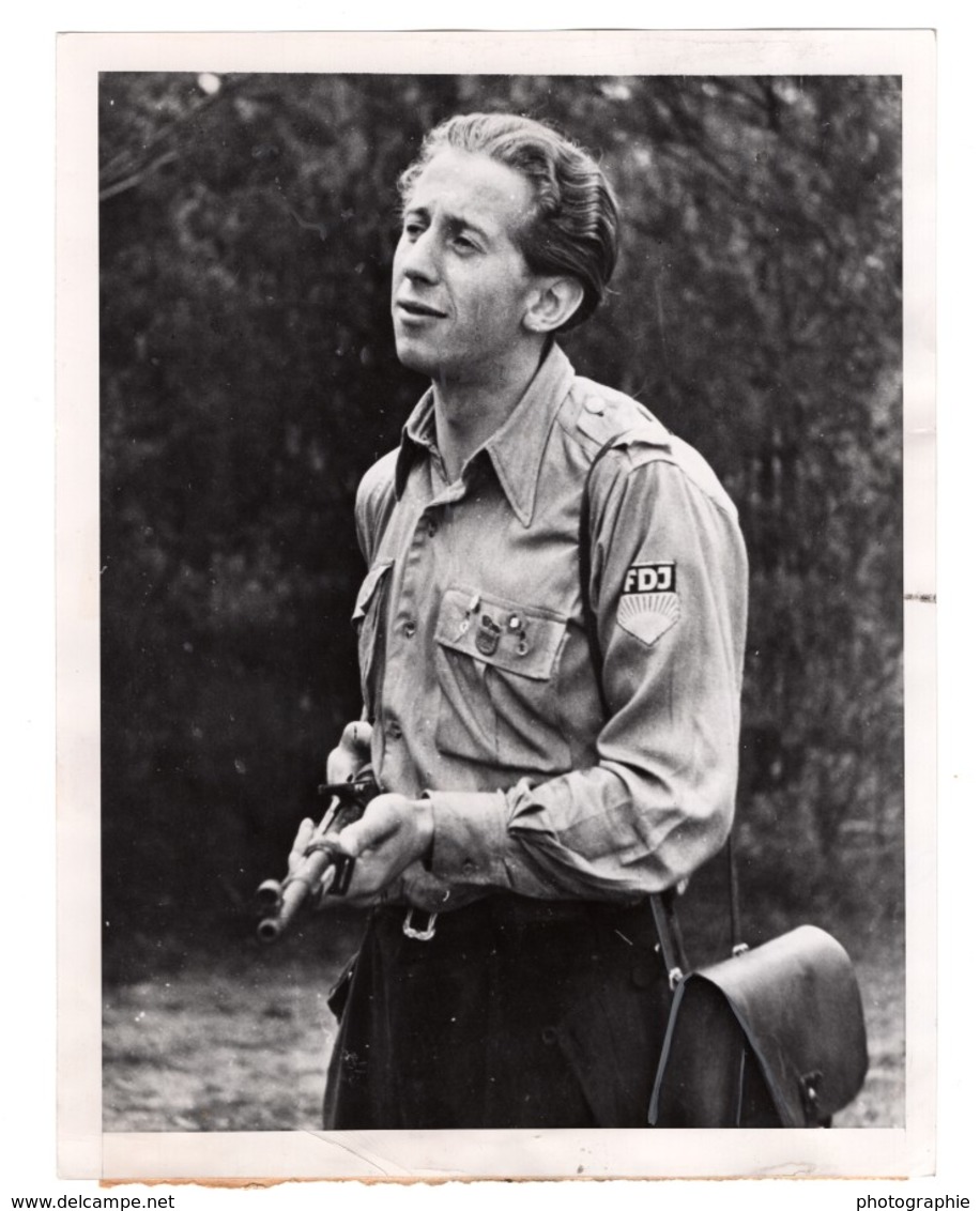 Allemagne Membre De La Jeunesse Libre Allemande Freie Deutsche Jugend FDJ Ancienne Photo 1953 - Guerre, Militaire