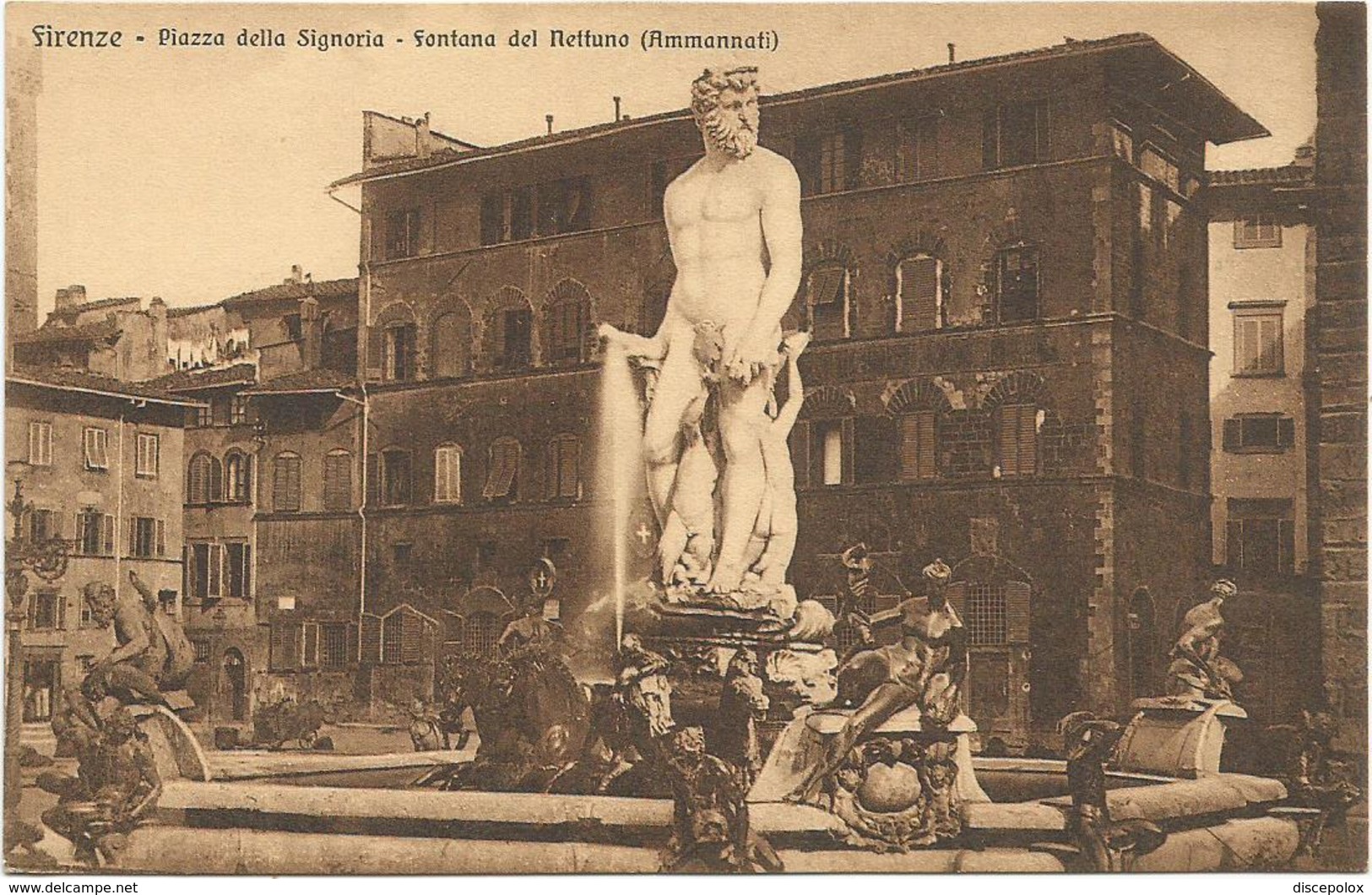 W980 Firenze - Piazza Della Signoria - Fontana Del Nettuno - Ammannati / Non Viaggiata - Firenze