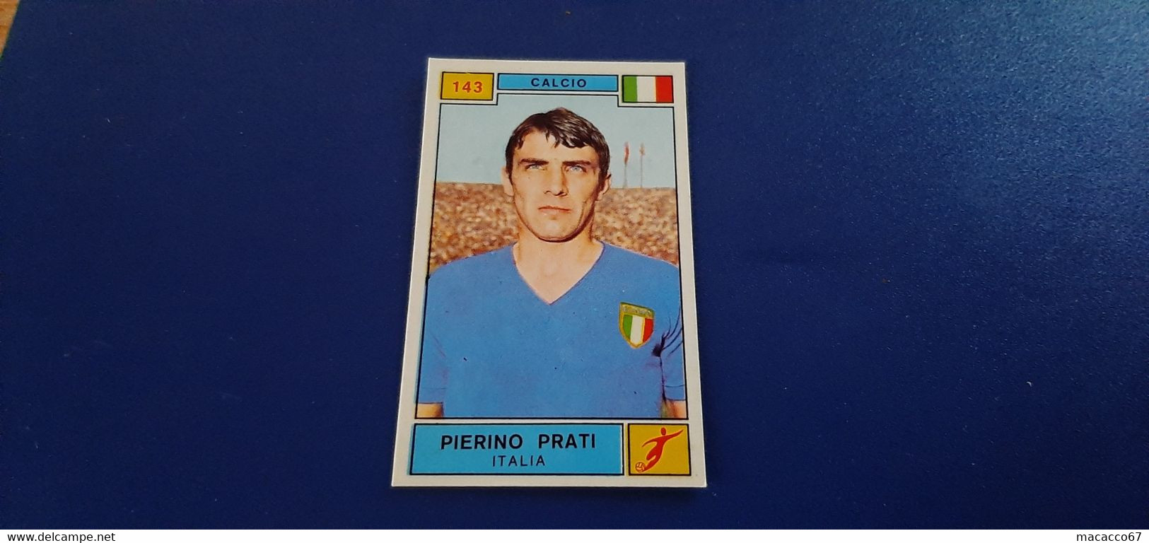 Figurina Panini Campioni Dello Sport 1969 - 143 Pierino Prati - Edizione Italiana