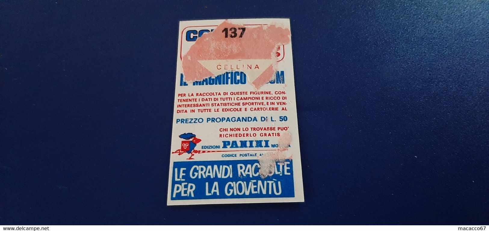 Figurina Panini Campioni Dello Sport 1969 - 146 Ernesto Castano - Edizione Italiana
