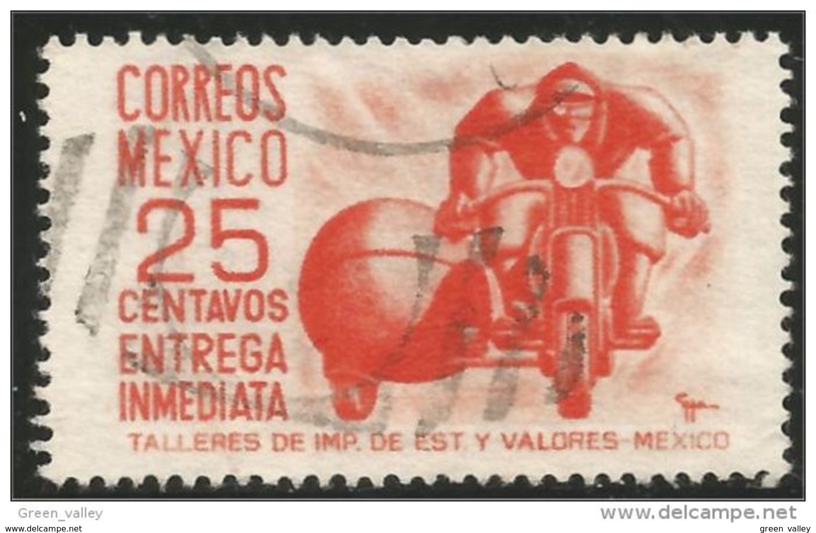 608 Mexico 1950 Motorcycle Moto (MEX-226) - Motos