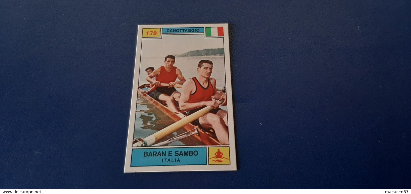 Figurina Panini Campioni Dello Sport 1969 - 170 Baran E Sambo - Edizione Italiana