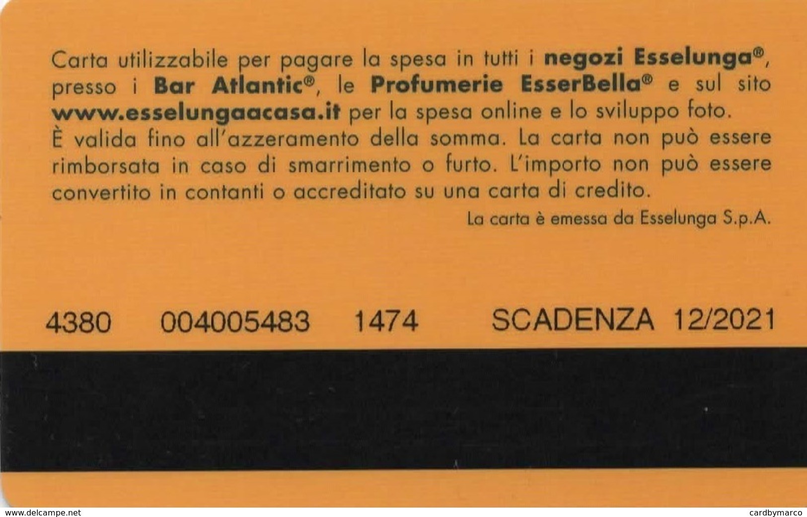 *ITALIA - ESSELUNGA - GIFT CARD (12/2021)* - Gift Cards