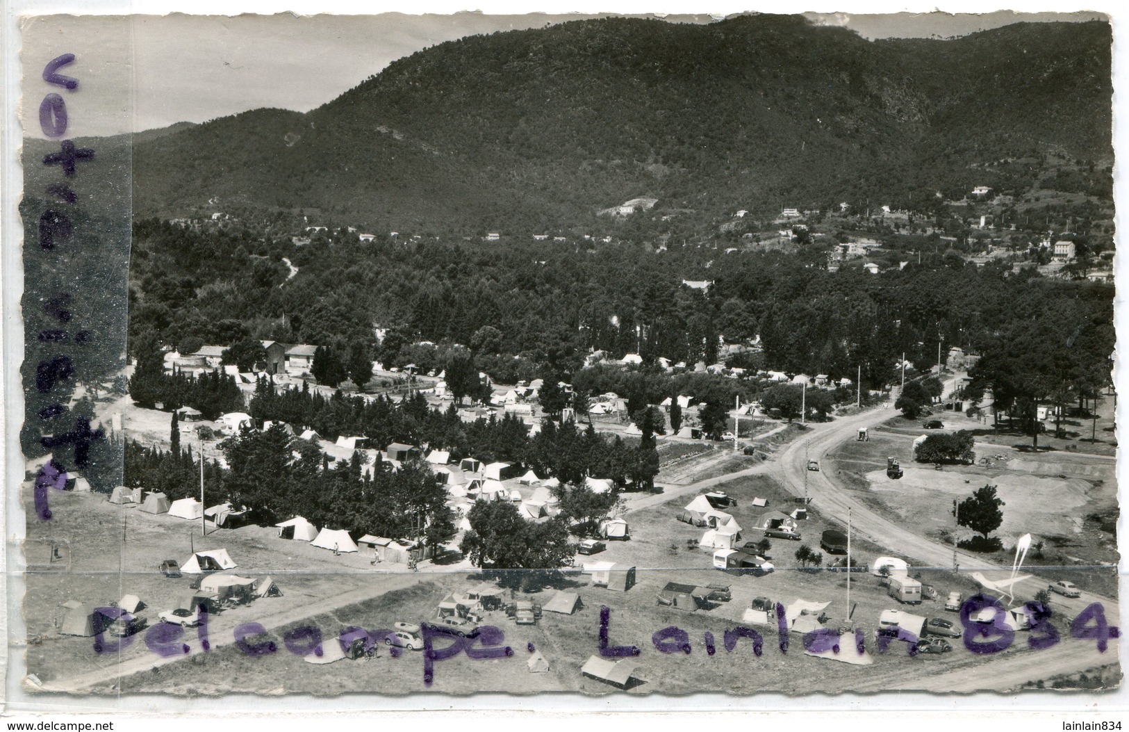 - 22 - CAVALAIRE Sur MER - ( Var ), Le Camp De Myrthes, Petit Format, Glacée, Non écrite, TBE, Scans. - Cavalaire-sur-Mer