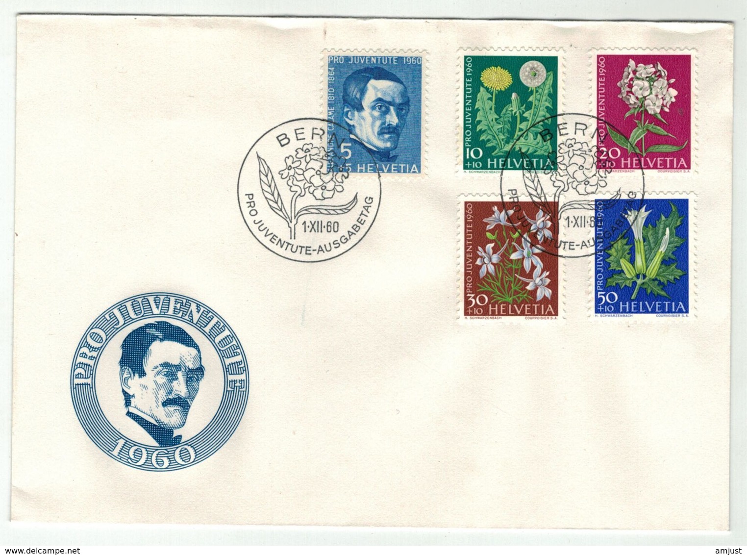 Suisse // Schweiz // Switzerland // Pro-Juventute  //  Lettre 1er Jour 1960 - Lettres & Documents