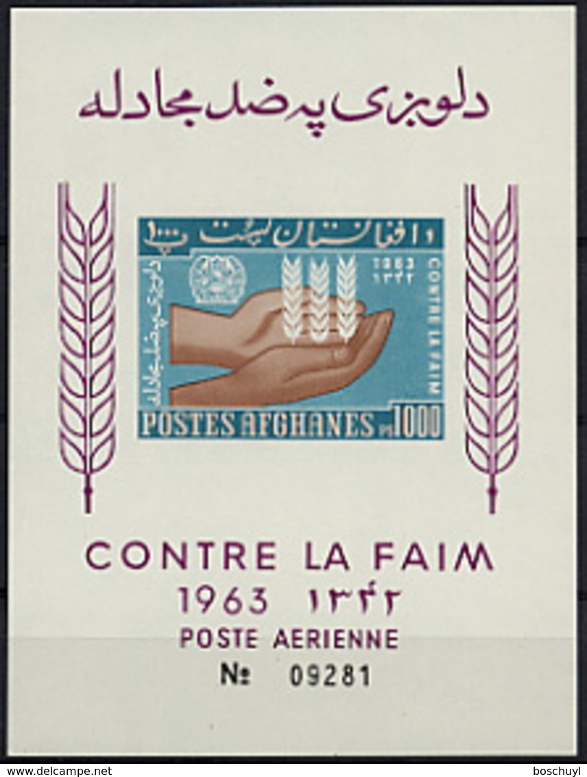 Afghanistan, 1963, Freedom From Hunger, FAO, United Nations, MNH, Michel Block 40 - Afghanistan