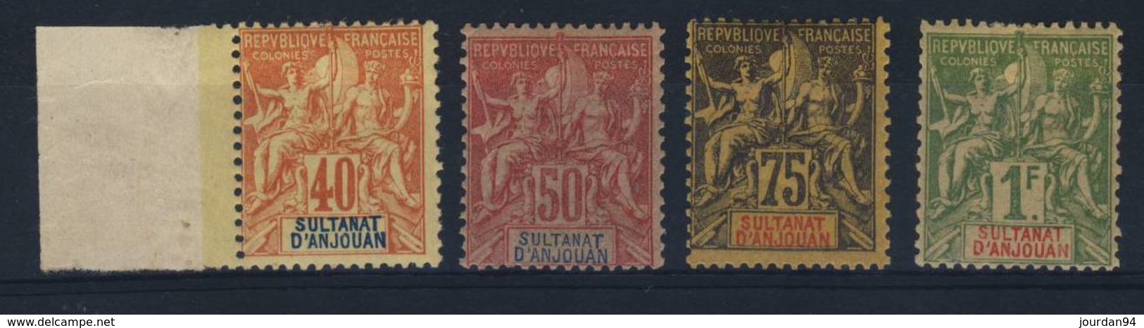 ANJOUAN   N ° 10   À  13 - Unused Stamps