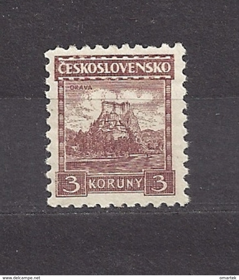 Czechoslovakia 1931 MNH ** Mi 290 OWz. Sc 136 Orava C2.  Tschechoslowakei - Unused Stamps